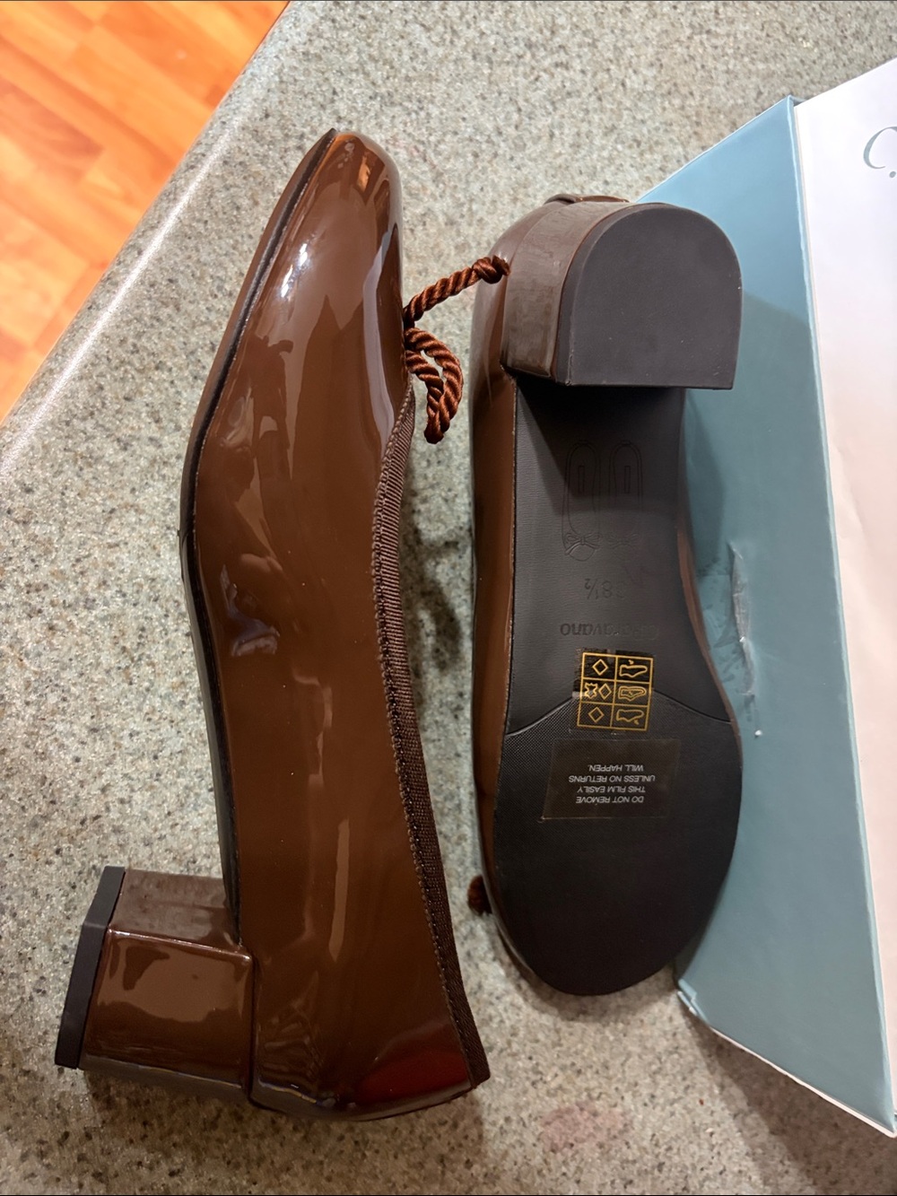 C. Paravano Milano Women's Heels in Light Blue - Picture 3 of 4